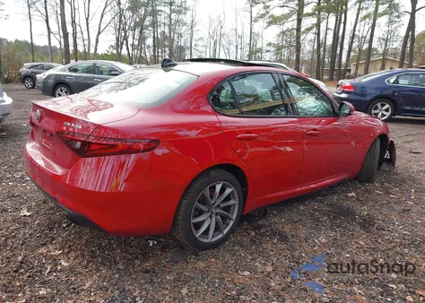 2022 Alfa Romeo Giulia Ti Awd из США, поврежденный, VIN ZARFANBN2N7659781